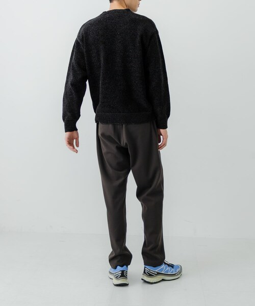 URBAN RESEARCH（アーバンリサーチ）の「ローゲージモールニット（ニット/セーター・メンズ・WHITE/GREEN/NAVY/BLACK・M/L）」の20枚目の写真
