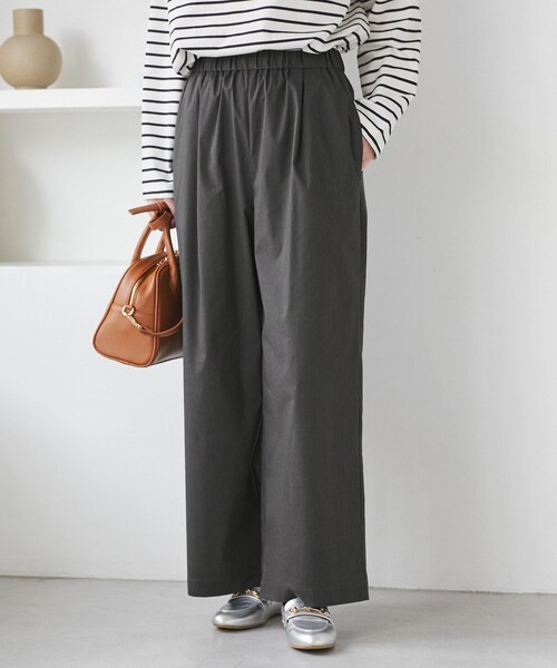 ROPE' PICNIC(ロペピクニック)の「キレイ目イージーワイドパンツ/UVカット(その他パンツ・レディース・ブラック/チャコール/ダークブラウン/ベージュ系・L/M/S)」の13枚目の写真