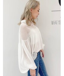 GYDA | WRINKLE PROCESSINGボリュームシャツ(シャツ/ブラウス)