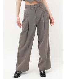 MURUA | タックワイドパンツ【セットアップ着用可】(スラックス)