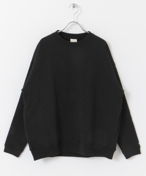 URBAN RESEARCH DOORS(アーバンリサーチドアーズ)の「Snow Peak Apparel Recycled Cotton Pullover(Tシャツ/カットソー・メンズ・M.GREY/BLACK/OATMEAL/BLUE・M/L/XL)」の6枚目の写真