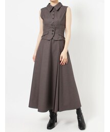 dazzlin | 【WEB限定カラーあり】ベストコルセットレースアップワンピース(ワンピース)