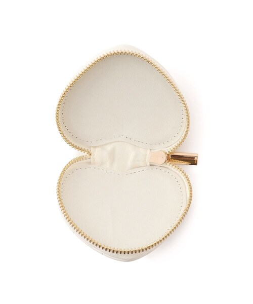 VIS(ビス)の「スタッズキルティングハートポーチチャーム(チャーム・レディース・ブラック/ホワイト/レッド・F)」の12枚目の写真