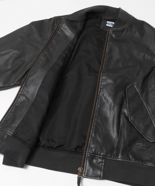 URBAN RESEARCH Sonny Label（アーバンリサーチサニーレーベル）の「ARMY TWILL　VeganLeatherBlouson（その他アウター・メンズ・BLACK/BROWN・M/L）」の10枚目の写真