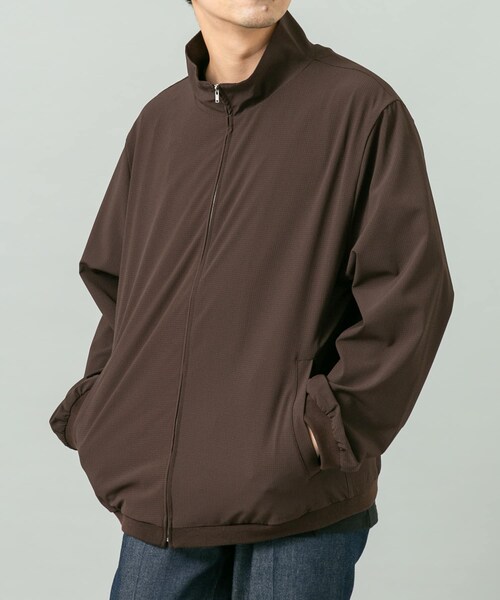 URBAN RESEARCH ROSSO（アーバンリサーチロッソ）の「『WEB限定』『吸水 / 速乾』Air Stretch スタンドブルゾン（ブルゾン・メンズ・CHARCOAL/NAVY/BLACK/BROWN・M/L）」の14枚目の写真