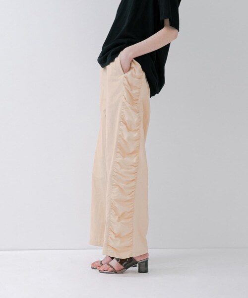 LAATO（ラート）の「shirring easy pants（その他パンツ・レディース・ミント/アプリコット/インク・FREE）」の3枚目の写真