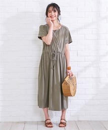 nissen | 【産前・産後　授乳服】犬印本舗　カシュクールマタニティワンピース(マタニティウェア/グッズ)