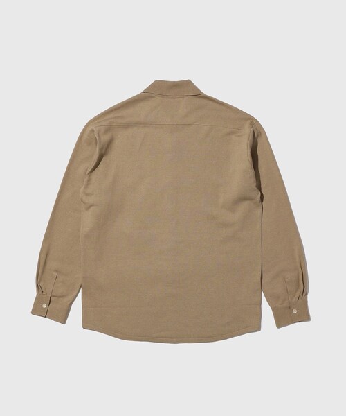 ADAM ET ROPE'(アダムエロペ)の「【AURALEE/オーラリー】HIGH GAUGE TUSSAH SILK KNIT CARDIGAN(カーディガン/ボレロ・メンズ・キナリ/カーキ・3/4)」の15枚目の写真