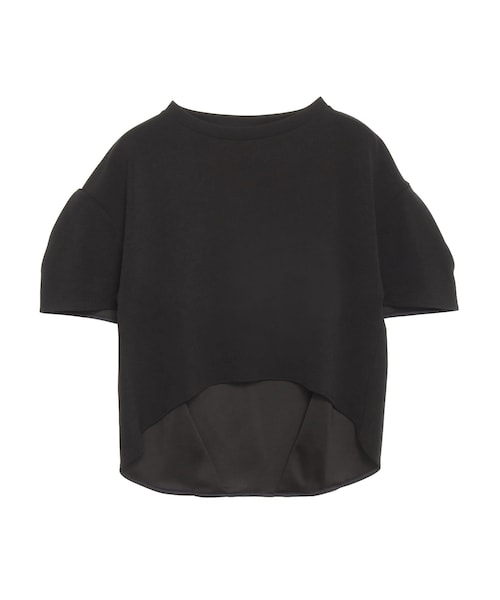 ELENDEEK(エレンディーク)の「FROM SLEEVE CS(Tシャツ/カットソー・レディース・オフホワイト/ブラック・F)」の3枚目の写真