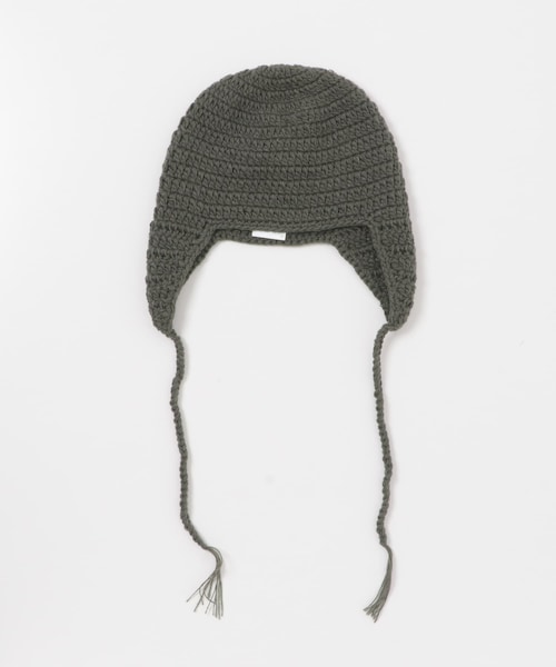SENSE OF PLACE by URBAN RESEARCH（センスオブプレイスバイアーバンリサーチ）の「イヤーフラップニットキャップ（ニットキャップ/ビーニー・メンズ・IVORY/BLACK/GRAY・one）」の12枚目の写真