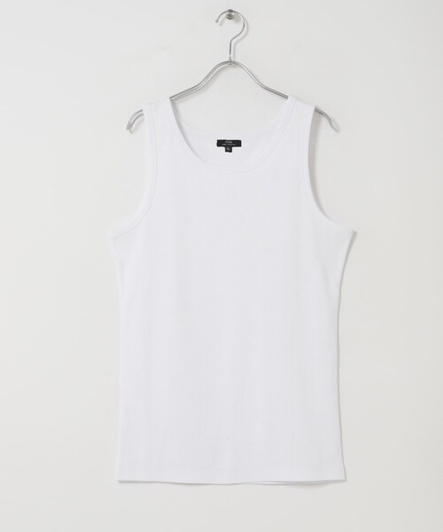 ITEMS URBANRESEARCH(アイテムズ アーバンリサーチ)の「接触冷感リブタンクトップ(タンクトップ・メンズ・D.GRAY/BLACK/GRAY/WHITE・M/L)」の6枚目の写真