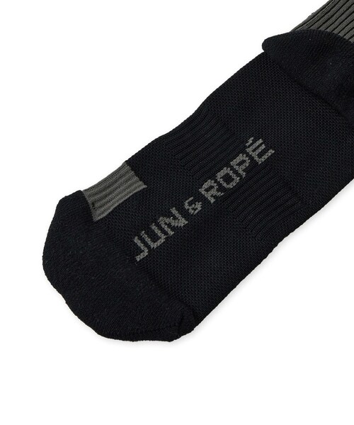 ROPE'（ロペ）の「編地切替　ミドルソックス（ソックス/靴下・レディース・ブラック/ホワイト・F）」の8枚目の写真