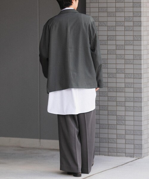 SENSE OF PLACE by URBAN RESEARCH（センスオブプレイスバイアーバンリサーチ）の「ダブルルーズジャケット（テーラードジャケット・メンズ・BEIGE/GRAY・M/L）」の10枚目の写真