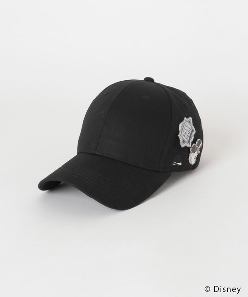 URBAN RESEARCH(アーバンリサーチ)の「別注/Disney/ピンバッジCAP(キャップ・レディース・BLACK/RED・-)」の4枚目の写真