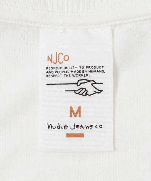 THE GOODLAND MARKET（ザグッドランドマーケット）の「NUDIE JEANS　Joni T-Shirt（Tシャツ/カットソー・レディース・Offwhite・S/M/L）」の13枚目の写真