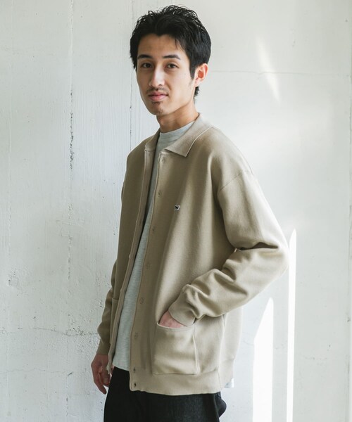 URBAN RESEARCH DOORS(アーバンリサーチドアーズ)の「『別注』PENNYS×DOORS THE FOX シャツカーディガン(カーディガン/ボレロ・メンズ・ORANGE/BEIGE/BLUE/CHARCOAL/KHAKI・M/L/XL)」の20枚目の写真