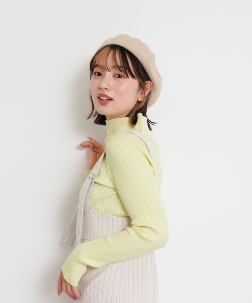 SENSE OF PLACE by URBAN RESEARCH（センスオブプレイスバイアーバンリサーチ）の「サーモベレー（ハンチング/ベレー帽・レディース・IVORY/BLACK・one）」の14枚目の写真