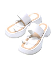 UN3D. | WIDE SOLE FLAT SANDAL(サンダル)