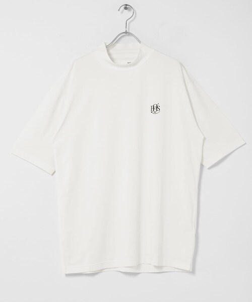 URBAN RESEARCH Sonny Label（アーバンリサーチサニーレーベル）の「OOPS　吸水速乾モックネックTシャツ（Tシャツ/カットソー・メンズ・WHITE/BLACK/WHITE 廃番/BLACK 廃番・M/L/XL/4）」の12枚目の写真