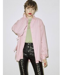 jouetie | サイドリボンロングシャツ(シャツ/ブラウス)