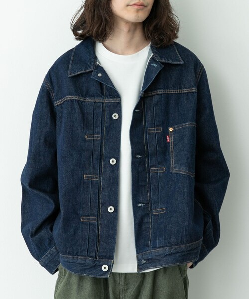 URBAN RESEARCH Sonny Label（アーバンリサーチサニーレーベル）の「LEVI’S　TYPE1 TRUCKER（デニムジャケット・メンズ・SELVEDGE/BIG STEP・M/L）」の4枚目の写真