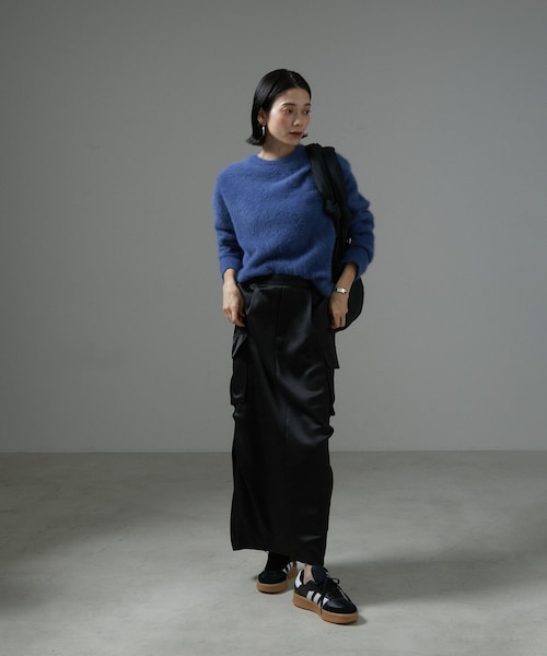 ADAM ET ROPE'（アダムエロペ）の「【公式サイト限定】【adidas（アディダス）】SAMBA XLG/サンバ（スニーカー・レディース・ブラック/ホワイト・22.5/23.5/24.5）」の8枚目の写真