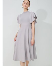 MERCURYDUO | 【To/】ハイゲージラッフルフレアニットワンピース(ワンピース)