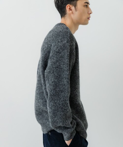 URBAN RESEARCH（アーバンリサーチ）の「W face Knit Pullover（ニット/セーター・メンズ・BLUE/CHARCOAL/BROWN/BLACK・M/L）」の15枚目の写真