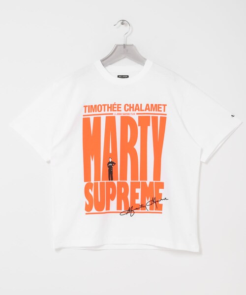 URBAN RESEARCH(アーバンリサーチ)の「URBAN RESEARCH×MARTY SUPREME×A24 MARTY SUPREME LOGO T-SHIRTS(Tシャツ/カットソー・メンズ・WHITE/BLACK・M/L/XL)」の7枚目の写真