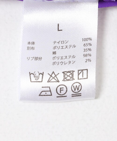 THE GOODLAND MARKET（ザグッドランドマーケット）の「WAX　NYLON ZIP JACKET（ブルゾン・メンズ・BLACK/PURPLE・M/L）」の16枚目の写真