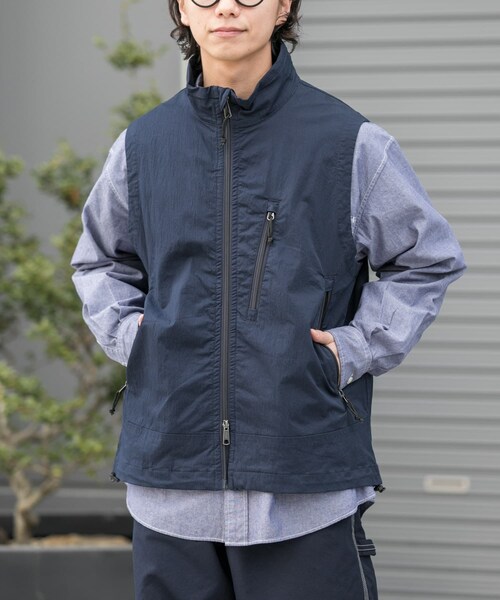 URBAN RESEARCH DOORS（アーバンリサーチドアーズ）の「FORK&SPOON　フィールドベスト（ベスト・メンズ・DARK NAVY/BROWN・4/5）」の15枚目の写真