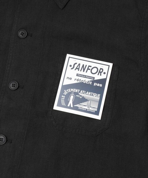 URBAN RESEARCH（アーバンリサーチ）の「『別注』LE VETEMENT ATLANTIQUE×URBAN RESEARCH　ワークジャケット（カバーオール・メンズ・D.GREEN/BLACK・M/L）」の9枚目の写真