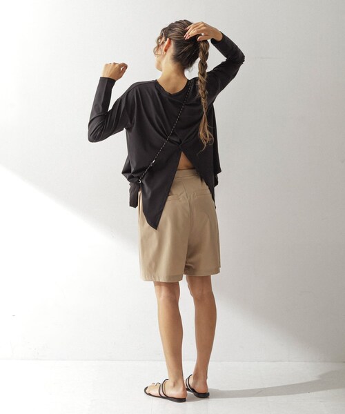 URBAN RESEARCH Sonny Label（アーバンリサーチサニーレーベル）の「SLAB　Backdesign Rashguard（その他トップス・レディース・ブラック/エクリュ/グレージュ・FREE）」の21枚目の写真