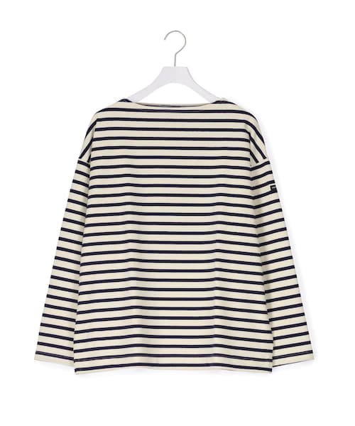 ADAM ET ROPE'（アダムエロペ）の「【公式サイト限定】【SAINT JAMES】20JC OUESSANT LOOSE（Tシャツ/カットソー・レディース・ネイビー/ブラック・1）」の21枚目の写真