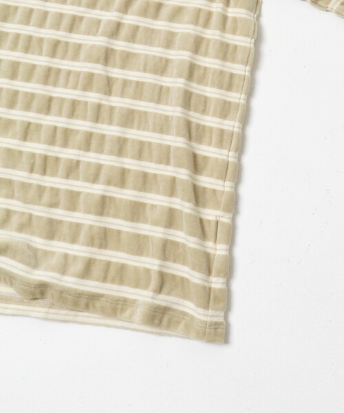 URBAN RESEARCH（アーバンリサーチ）の「ベロアボーダーカットソー（Tシャツ/カットソー・レディース・BEIGE/DARK BROWN・FREE）」の20枚目の写真