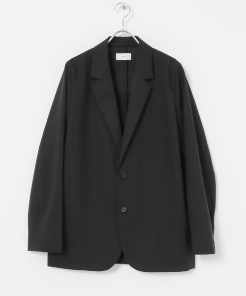 URBAN RESEARCH（アーバンリサーチ）の「ATON　TECHNO WO GAUZE TAILORED（テーラードジャケット・レディース・BLACK・1）」の2枚目の写真