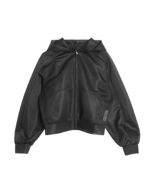 ELENDEEK(エレンディーク)の「MESH BONDING HOODIE(ブルゾン・レディース・ブラック/カーキ・F)」の4枚目の写真