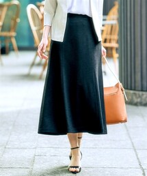 nissen | 【レディーススーツ】セットアップ対応ロング丈ソフトマーメイドスカート（上下別売・うすカルジャージーシリーズ）(スーツパンツ)