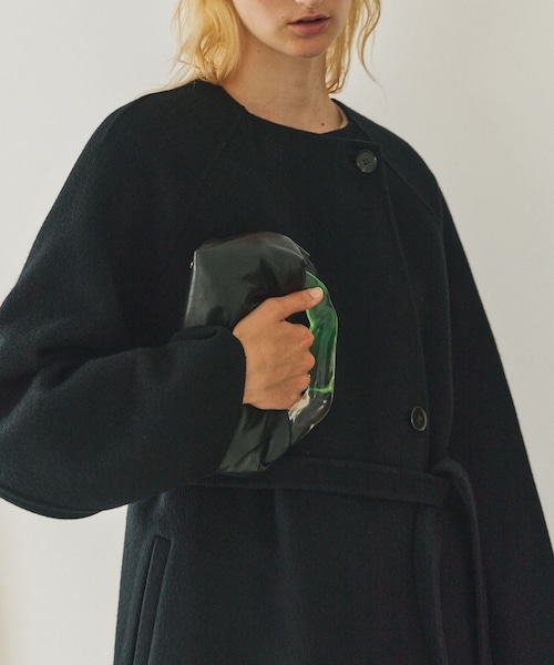 ROPE'（ロペ）の「【一部店舗限定】【REALM（レルム）】DOUBLE-FACED LONG COAT｜ロングコート（その他アウター・レディース・ブラック/チャコール・36/38）」の20枚目の写真