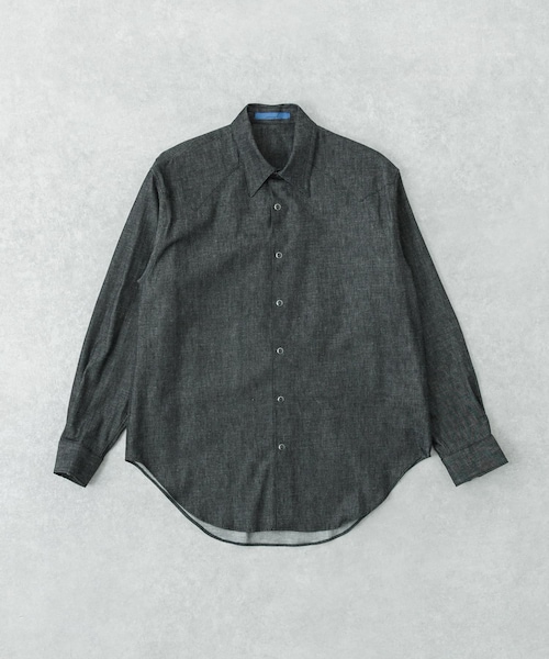 URBAN RESEARCH(アーバンリサーチ)の「『別注』semoh×URBAN RESEARCH Eastern Western shirts(シャツ/ブラウス・メンズ・BLACK・2/3)」の1枚目の写真