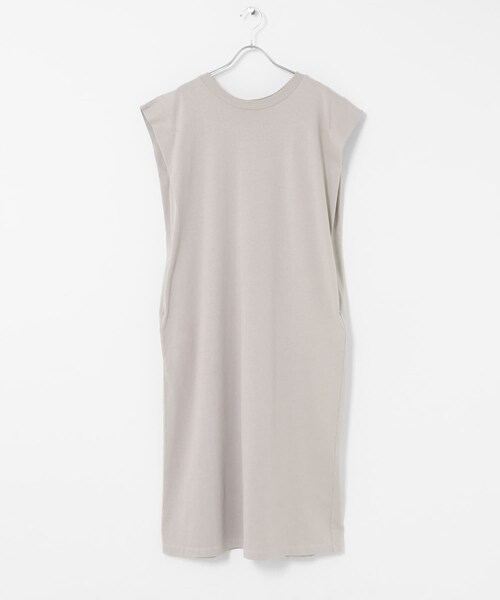 EKAL（エカル）の「製品染カットワンピース（ワンピース・レディース・グレージュ/ブラウン/グラファイト・one）」の12枚目の写真