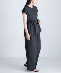 URBAN RESEARCH Sonny Label（アーバンリサーチサニーレーベル）の「『WEB/一部店舗限定』リネン混ペプラムセットアップ（ワンピース）」