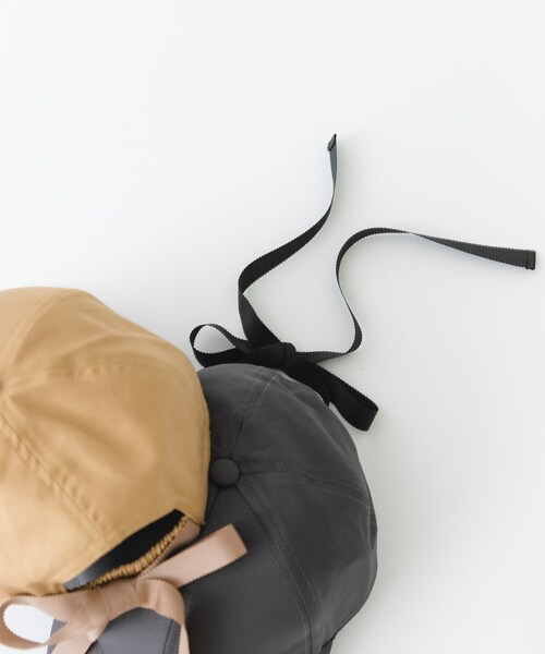 RODE SKO（ロデスコ）の「リボンキャップ（キャップ・レディース・CHARCOAL/BEIGE・FREE）」の9枚目の写真