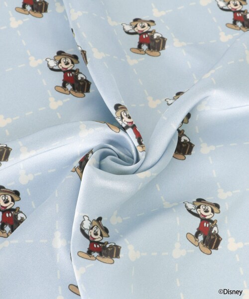 RODE SKO（ロデスコ）の「別注/Disney/大判スカーフ（バンダナ/スカーフ・レディース・BEIGE/BLUE・One）」の21枚目の写真