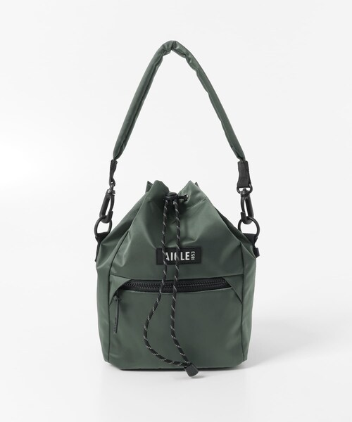 THE GOODLAND MARKET（ザグッドランドマーケット）の「AIGLE　アーバン 巾着バッグ（ハンドバッグ・レディース・NOIR/URBAN/P.PINK・one）」の2枚目の写真
