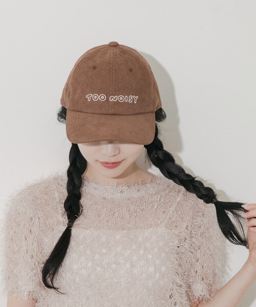 SMELLY（スメリー）の「コーデュロイロゴキャップ（キャップ・レディース・BEG/BRN/NVY・-）」の7枚目の写真