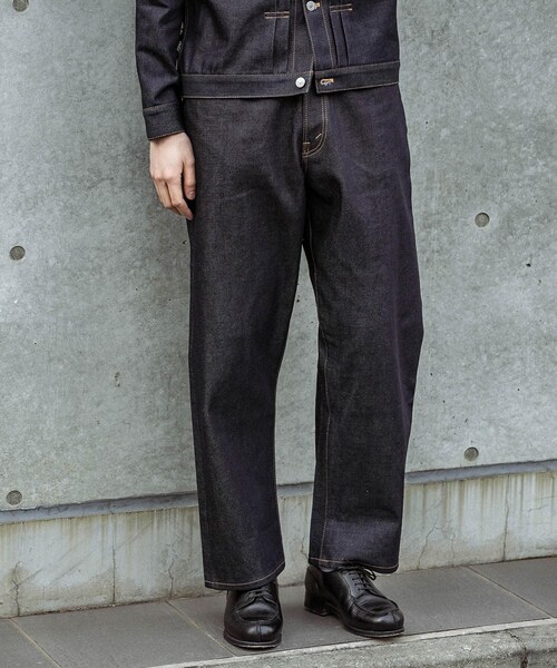 URBAN RESEARCH（アーバンリサーチ）の「SHIOTA　スーピマDENIM PANTSバギー#JAY（デニムパンツ・メンズ・INDIGO・28/30/32/34）」の5枚目の写真