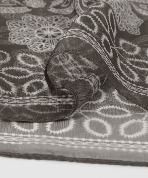 KBF（ケイビーエフ）の「シアーアソートスカーフ（バンダナ/スカーフ・レディース・KHAKI/BLUE/RED・One）」の7枚目の写真