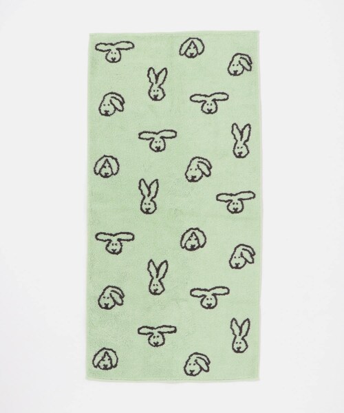 URBAN RESEARCH(アーバンリサーチ)の「WARMGREYTAIL FACETOWEL-BUNNY BUNNY(タオル・メンズ・CREAM/MINT・-)」の10枚目の写真