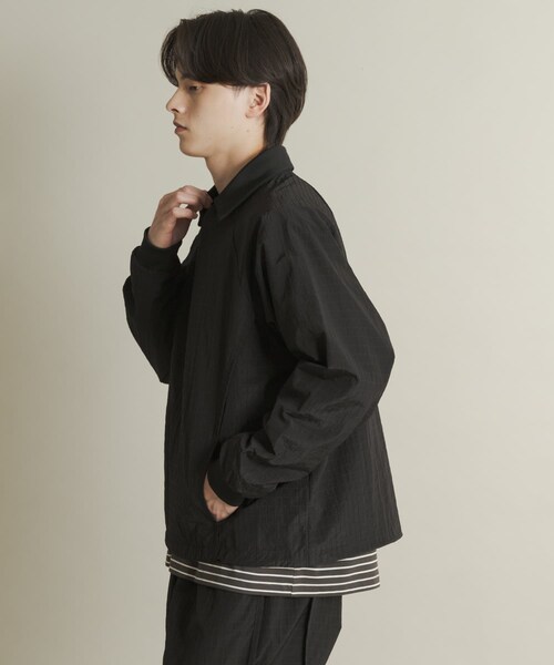 SENSE OF PLACE by URBAN RESEARCH（センスオブプレイスバイアーバンリサーチ）の「リップストップナイロンプルオーバー（その他トップス・メンズ・BLACK/GRAY/BROWN・M/L）」の10枚目の写真